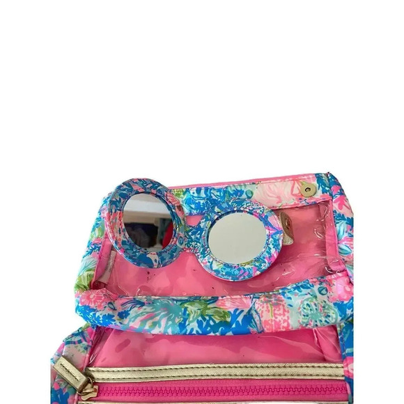 Lilly Pulitzer Fished My Wish Cosmetic Pouch Travel Zip Case - Picture 5 of 7